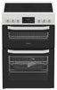 Hotpoint HTE6VDCW 60cm Electric Cooker with Ceramic Hob - White