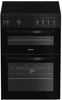 Indesit ITE6VMB 60cm Electric Cooker with Ceramic Hob - Black
