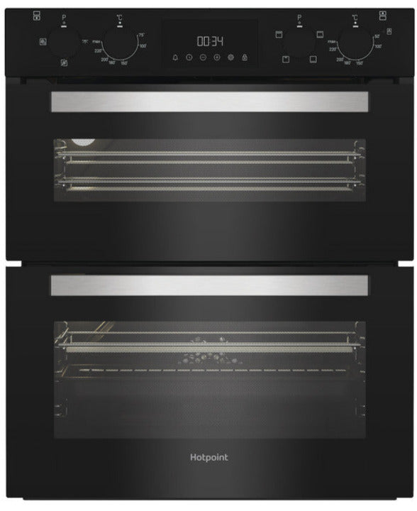 Hotpoint DUH10DB Built Under Electric Double Oven - Black