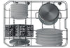 Indesit IN2FE10CS90SUK Slimline Dishwasher - Silver - E Rated