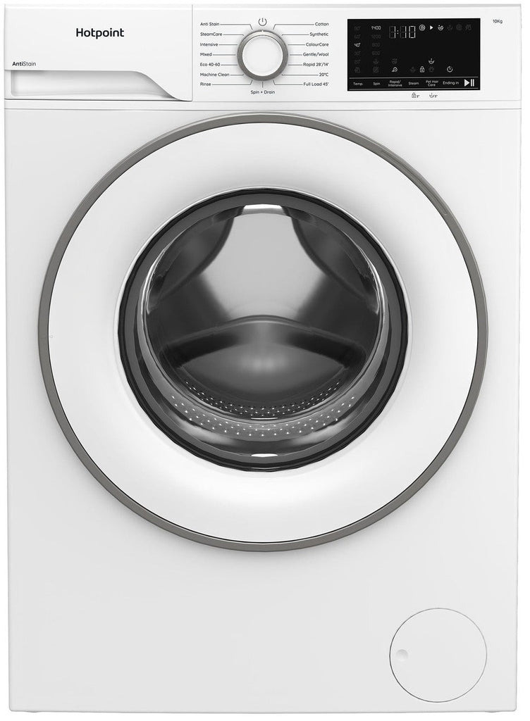 Hotpoint H 101 ANTI STAI 10kg Washing Machine with 1400 rpm - White - A Rated
