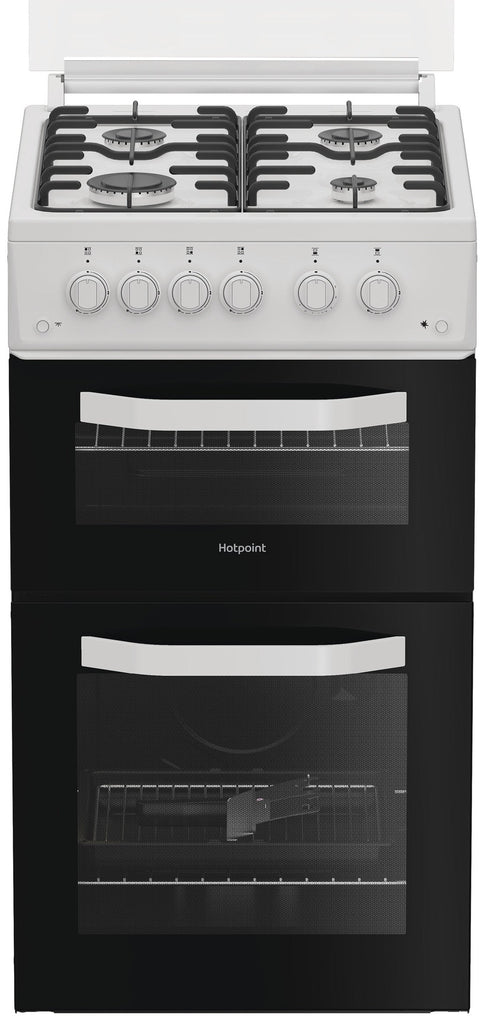 Hotpoint HTG5GCWL 50cm Gas Cooker - White