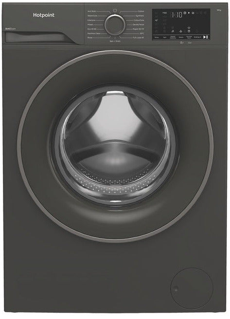 Hotpoint H101GANTISTAIN 10Kg Washing Machine with 1400 rpm - Graphite - A Rated