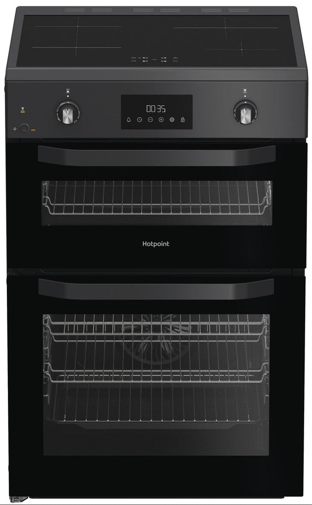 Hotpoint HDE6IDC2SA 60cm Electric Cooker with Induction Hob - Anthracite