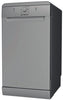 Indesit IN2FE10CS90SUK Slimline Dishwasher - Silver - E Rated