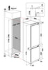 Indesit INC18D011B1 Integrated Fridge Freezer with Sliding Door Fixing Kit - White - E Rated