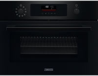 Zanussi ZVENM6KN Built In Compact Electric Oven with Microwave Function - Black