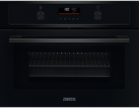 Zanussi ZVENM7KN Built In Compact Electric Oven with Microwave Function - Black