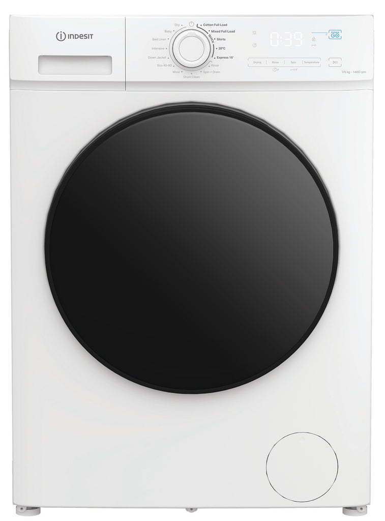 Indesit IDMA75624MYTIME 7Kg / 5Kg Washer Dryer with 1400 rpm - White - D Rated