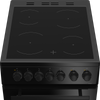 Beko EDVC503B 50cm Electric Cooker with Ceramic Hob - Black