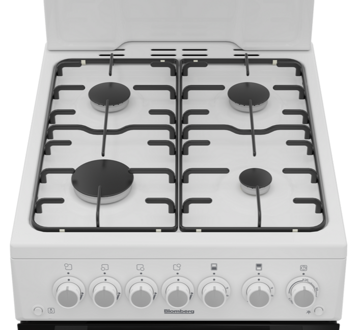 Blomberg GGS9151W 50cm Eye Level Grill Gas Cooker White Moores