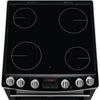 Zanussi ZCV66078XA 60cm Electric Cooker with Ceramic Hob -  Stainless Steel
