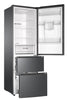 Haier HETR3619FWMG  60cm Frost Free Fridge Freezer - Silver - F Rated (Showroom Display Model)