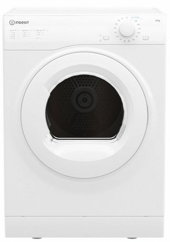 Indesit I1D80WUK 8Kg Vented Tumble Dryer - White - C Rated