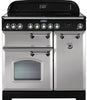 Rangemaster Classic Deluxe CDL90EIRP/C 90cm Electric Range Cooker with Induction Hob - Royal Pearl/Chrome Trim