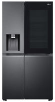 LG GSXV90MCAE American Fridge Freezer - Matt Black - E Rated