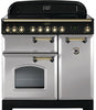 Rangemaster Classic Deluxe CDL90EIRP/B 90cm Electric Range Cooker with Induction Hob - Royal Pearl/Brass Trim
