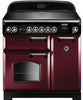 Rangemaster Classic CLA90EICYC 90cm Electric Range Cooker with Induction Hob  - Cranberry/Chrome Trim