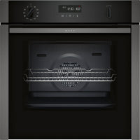 NEFF N50 Slide&Hide B6ACH7HG0B Wifi Connected Built In Electric Single Oven - Graphite