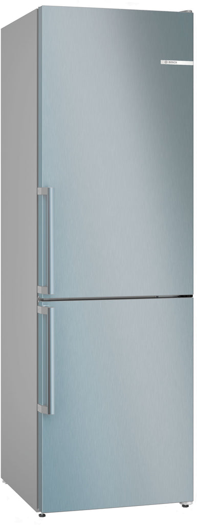 Bosch Serie 4 KGN36VLDTG 60cm Frost Free Fridge Freezer - Inox Matt Finish - D Rated