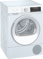 Siemens WQ45G2D9GB 9Kg Heat Pump Condenser Tumble Dryer With Self Cleaning Condenser - White - A++ Rated
