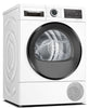 Bosch Serie 6 WQG24509GB 9Kg Heat Pump Condenser Tumble Dryer With Self Cleaning Condenser - White - A++ Rated
