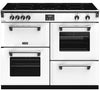 Stoves Richmond Deluxe S1100Ei 110cm Electric Range Cooker with Induction Hob - Icy White (Showroom Display Model)