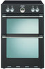 Stoves Sterling 600MFTi Electric Induction Hob Double Oven Cooker 600mm Wide Black - Moores Appliances Ltd.