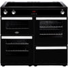 Belling Cookcentre 100Ei Electric Induction Hob Range Cooker Black - Moores Appliances Ltd.