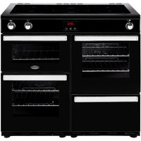 Belling Cookcentre 100Ei 100cm Electric Range Cooker with Induction - Black