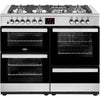 Belling Cookcentre 110DF Dual Fuel Range Cooker Stainless Steel - Moores Appliances Ltd.