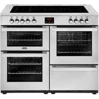 Belling Cookcentre professional 110E 110cm Electric Range Cooker with Ceramic Hob - Stainless Steel