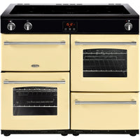 Belling Farmhouse 100Ei 100cm Electric Range Cooker with Induction Hob - Cream