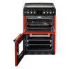 Stoves Richmond 600G 60cm Gas Cooker with Electric Grill - Red