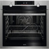 AEG BPE556060M Built In Electric Single Oven with Steam Function - Stainless Steel