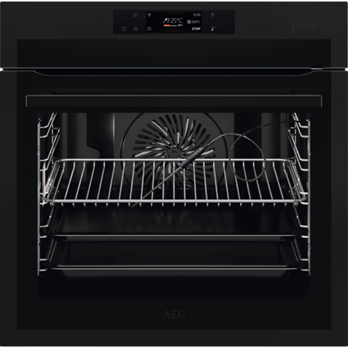 AEG BSE778380T Built In Electric Single Oven with Steam Function - Black