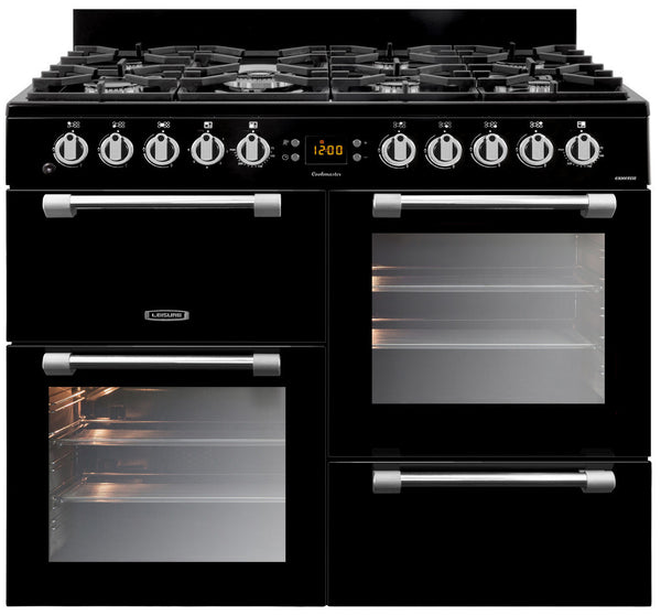 Leisure Cookmaster CK100F232K 100cm Dual Fuel Range Cooker - Black ...