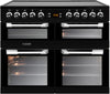Leisure Cuisinemaster 100 Electric Ceramic Hob Range Cooker Black - Moores Appliances Ltd.