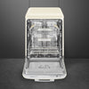Smeg 50's Style DFFABCR Standard Dishwasher - Cream - B Rated