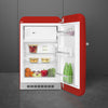Smeg 50's Style Right Hand Hinge FAB10RRD5 55cm Fridge with Ice Box - Red - E Rated