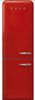 Smeg 50's Style Left Hand Hinge FAB32LRD5UK 60cm Frost Free Fridge Freezer - Red - D Rated