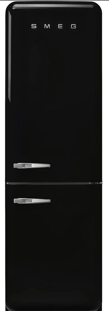 Smeg 50's Style Right Hand Hinge FAB32RBL5UK 60cm Frost Free Fridge Freezer - Black - D Rated