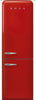 Smeg 50's Style Right Hand Hinge FAB32RRD5UK 60cm Frost Free Fridge Freezer - Red - D Rated