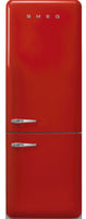 Smeg 50's Style Right Hand Hinge FAB38RRD5 71cm Frost Free Fridge Freezer - Red - E Rated