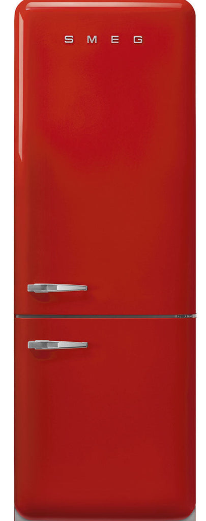 Smeg 50's Style Right Hand Hinge FAB38RRD5 71cm Frost Free Fridge Freezer - Red - E Rated