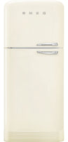 Smeg 50's Style Left Hand Hinge FAB50LCR5 81cm Fridge Freezer - Cream - E Rated