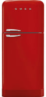 Smeg 50's Style Right Hand Hinge FAB50RRD5 81cm Fridge Freezer - Red - E Rated