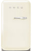 Smeg 50's style Left Hand Hinge FAB5LCR5 40cm Mini Bar Fridge - Cream - D Rated