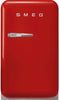 Smeg 50's Style Right Hand Hinge FAB5RRD5 40cm Fridge - Red - D Rated