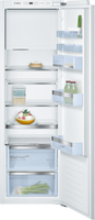 Bosch Serie 6 KIL82AFF0G 56cm Integrated Upright Fridge with Ice Box - Fixed Door Fixing Kit - White - F Rated